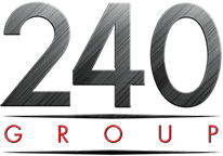 240 Group website design logo and social media marketing