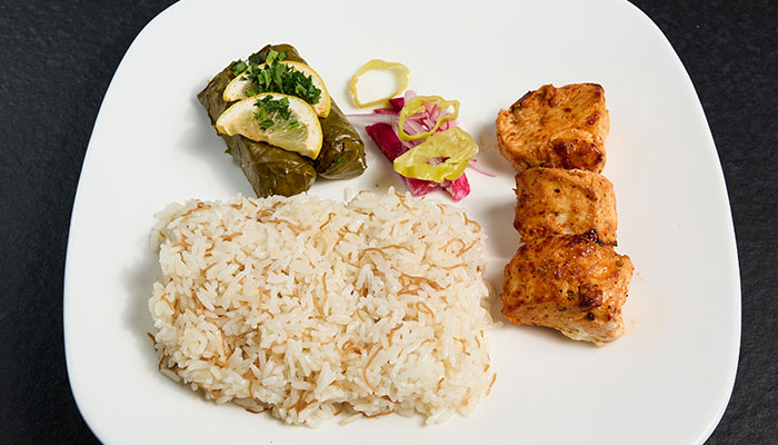 Kids Chicken Kabob from Argo Mediterranean Grille in Studio City and La Verne California.